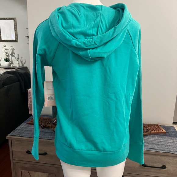 NWT Danskin green breeze soft hooded sweatshirt - Picture 4 of 4